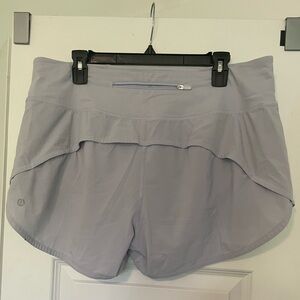Lululemon Hotty Hot Lilac Shorts